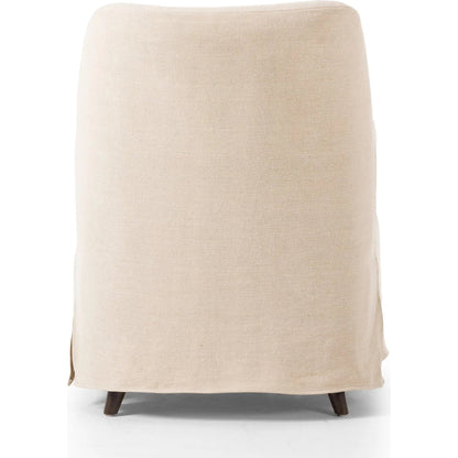 Brently Chair by Four Hands. Made from 100% flax/linen, solid oak in a unique style.