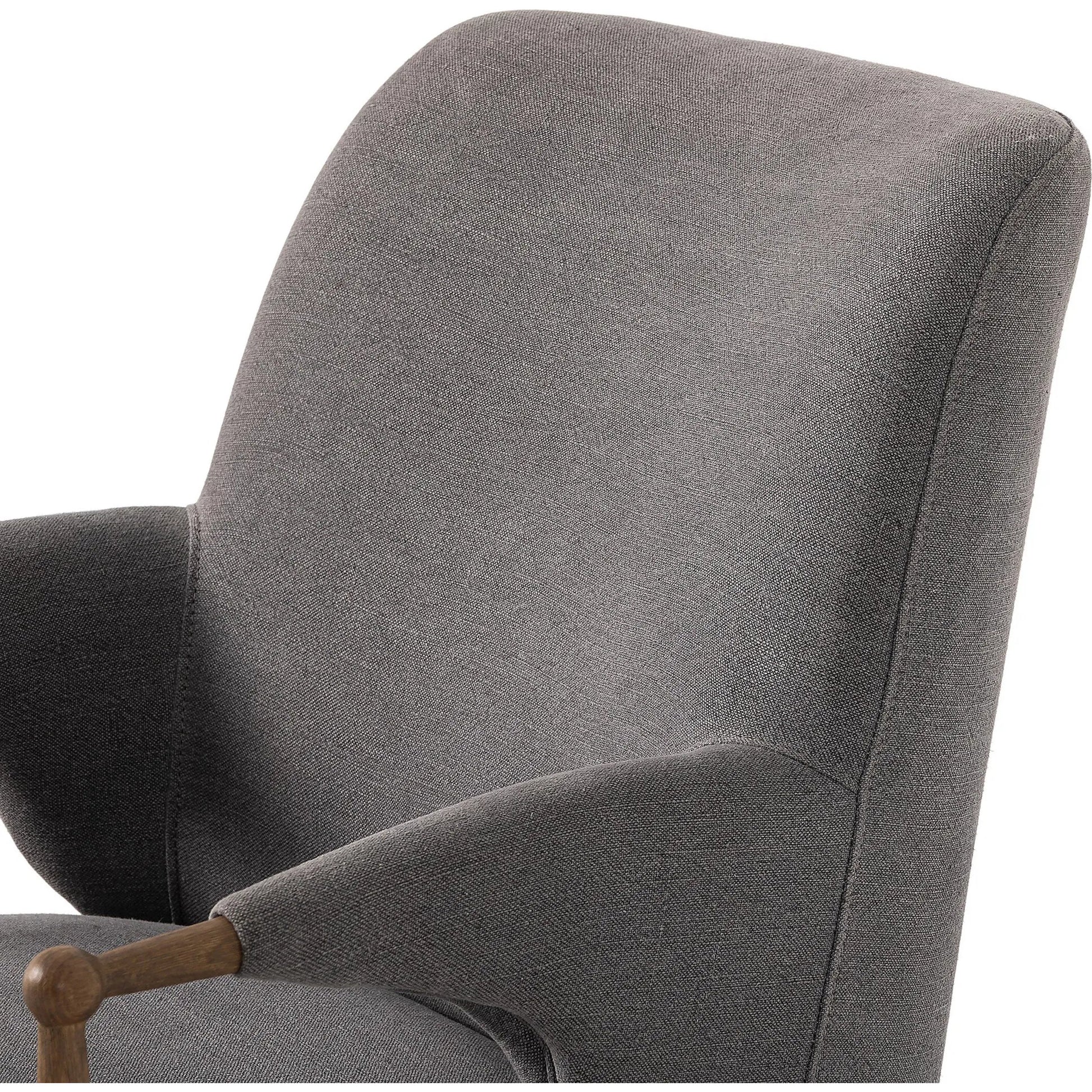 Brently Chair by Four Hands. Made from 100% flax/linen, solid oak in a unique style.