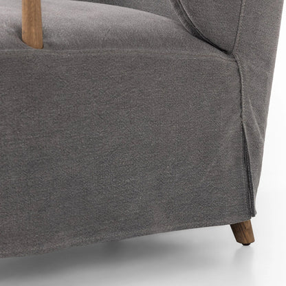 Brently Chair by Four Hands. Made from 100% flax/linen, solid oak in a unique style.