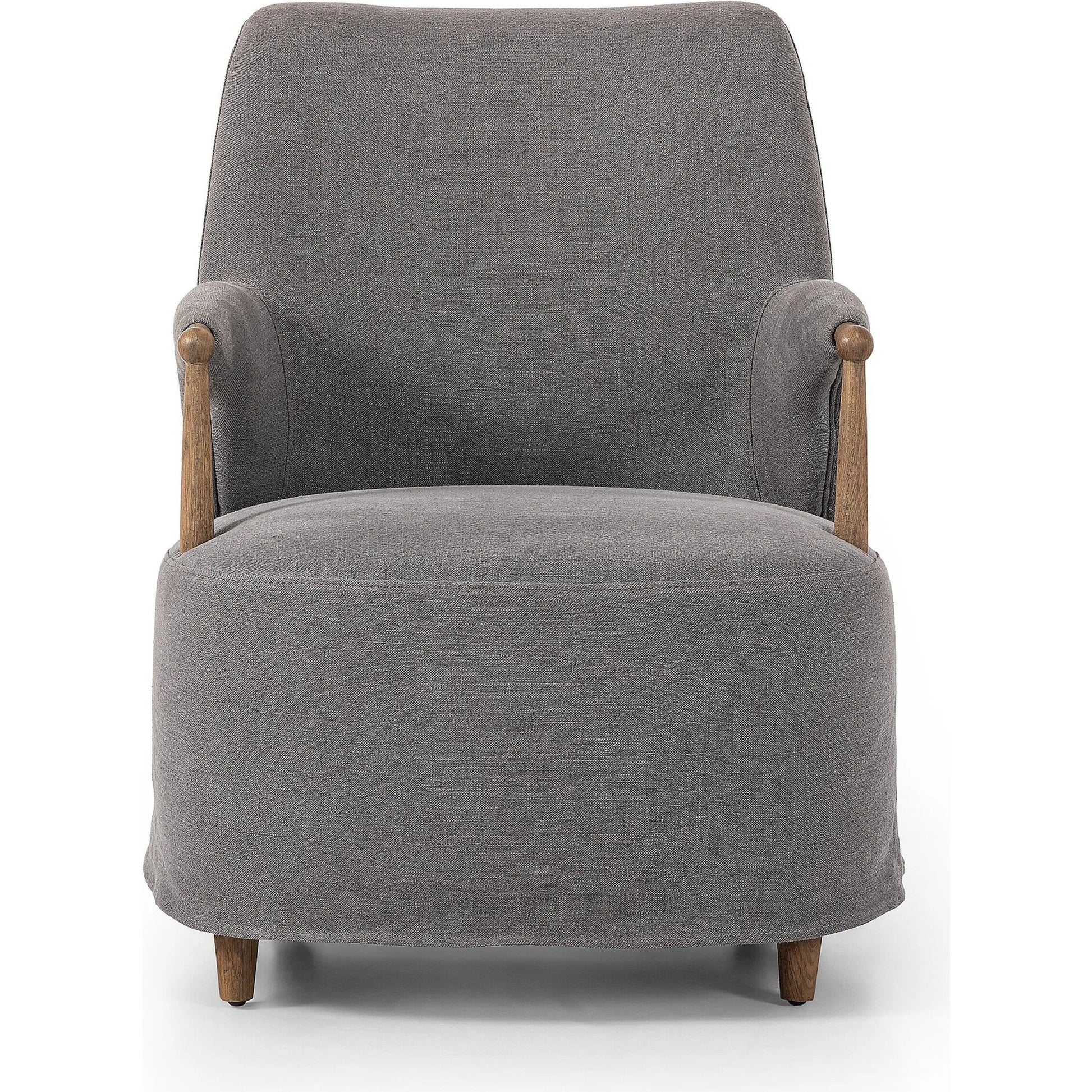 Brently Chair by Four Hands. Made from 100% flax/linen, solid oak in a unique style.