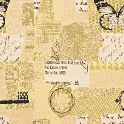 Copy Paste Pillow by DV Kap Home in yellow. Made from unique in a eclectic & global style.