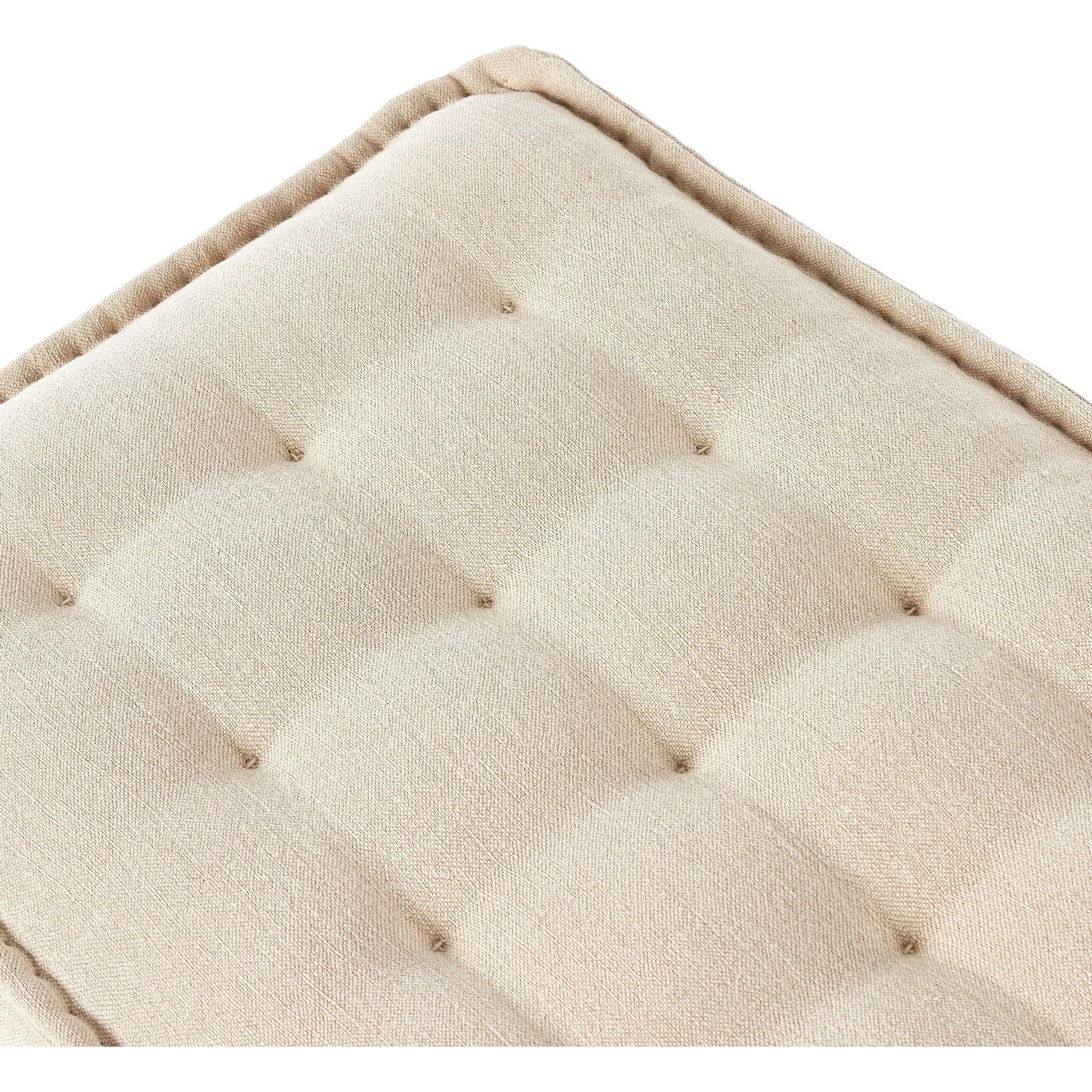 Cole Accent Bench by Four Hands in broadway dune, terra brown ash. Made from 100% flax/linen, solid ash in a transitional style.