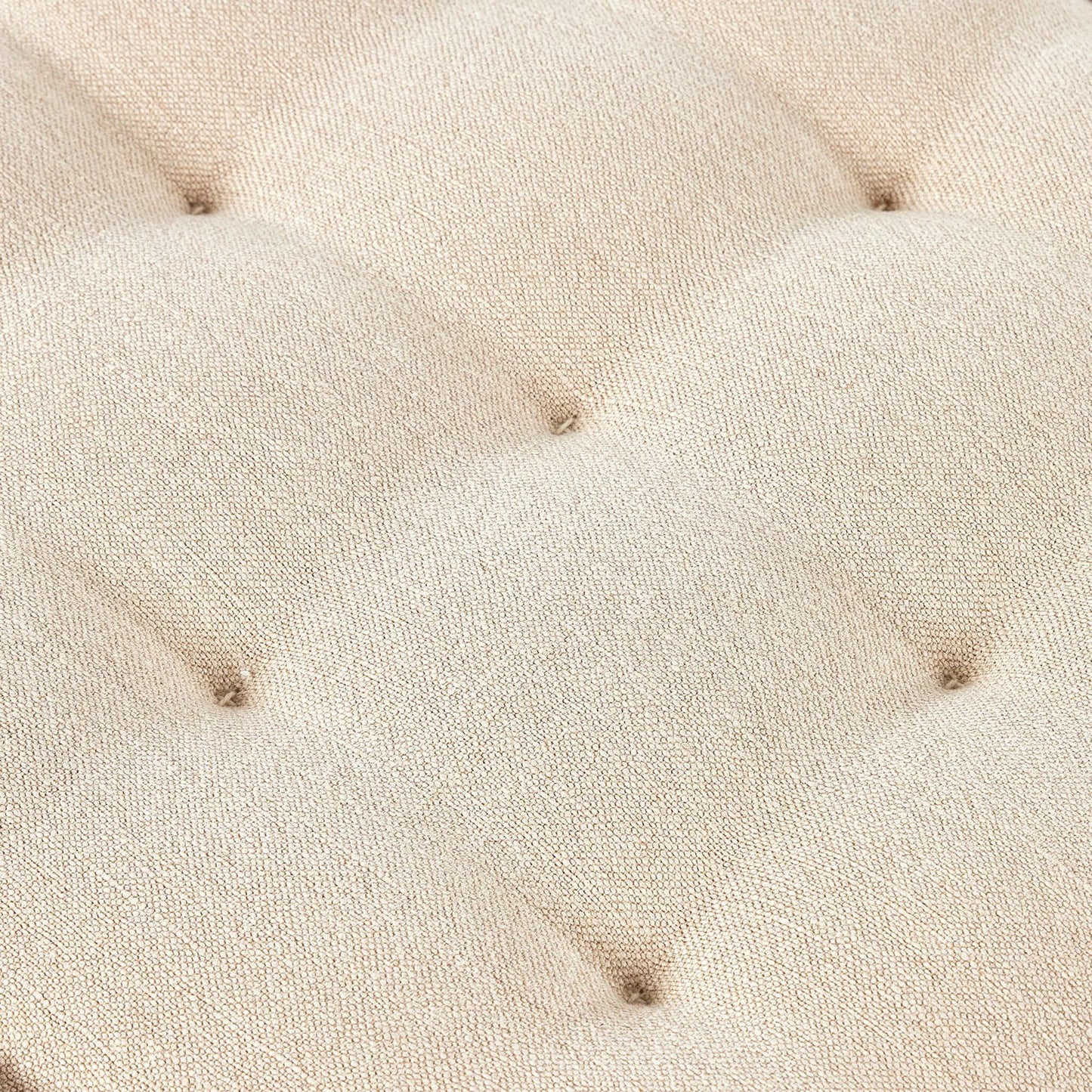 018 SI-2513249 | Closeup | Cole Accent Bench by Four Hands in broadway dune, terra brown ash. Made from 100% flax/linen, solid ash in a transitional style.