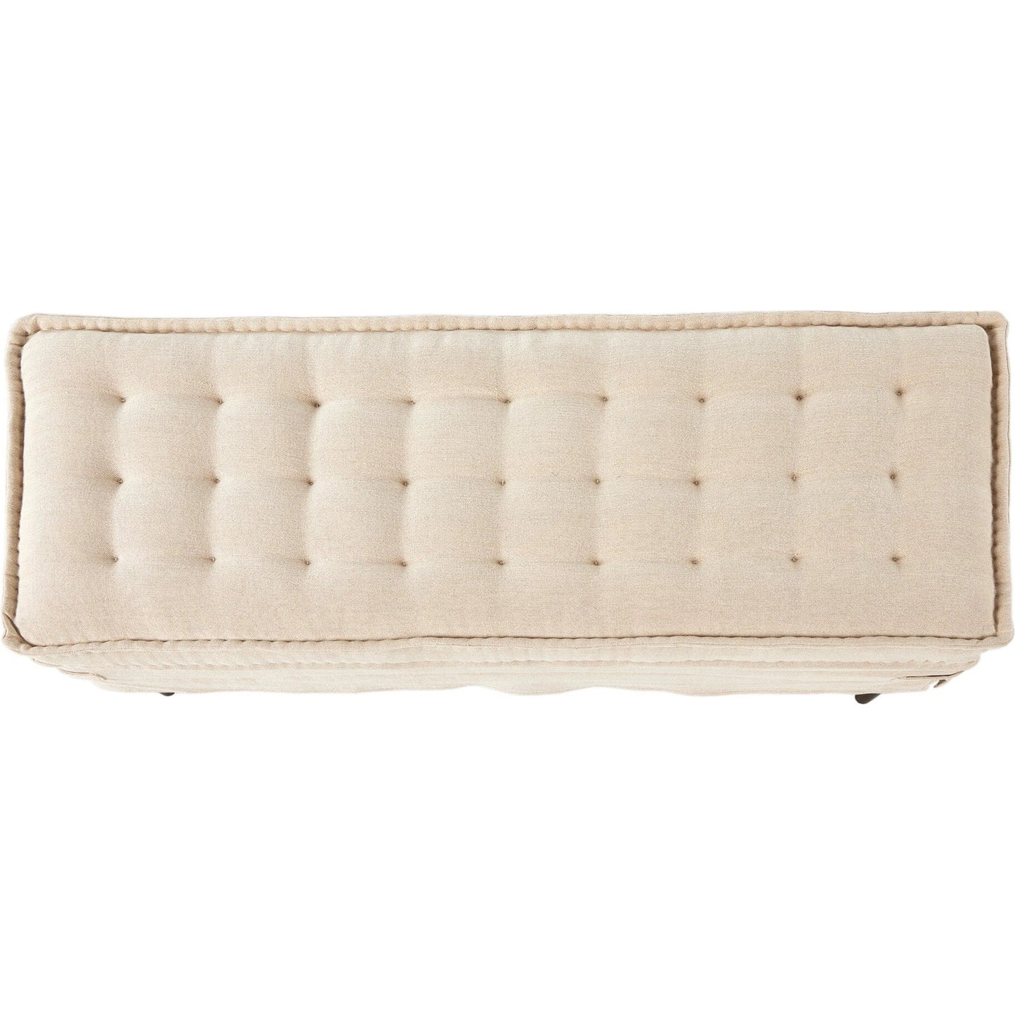 008 SI-2513249 | Additional Silo | Cole Accent Bench by Four Hands in broadway dune, terra brown ash. Made from 100% flax/linen, solid ash in a transitional style.