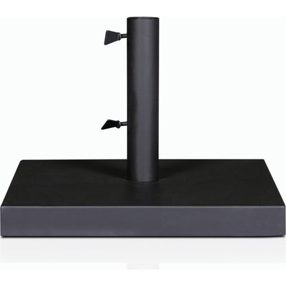Baska Outdoor Umbrella Stand by Four Hands in black stainless steel. Made from stainless steel in a modern style.