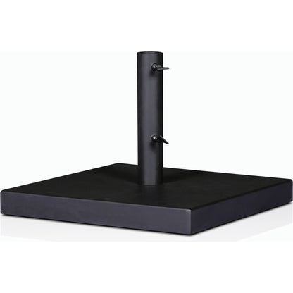 Baska Outdoor Umbrella Stand by Four Hands in black stainless steel. Made from stainless steel in a modern style.