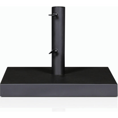 Baska Outdoor Umbrella Stand by Four Hands in black stainless steel. Made from stainless steel in a modern style.
