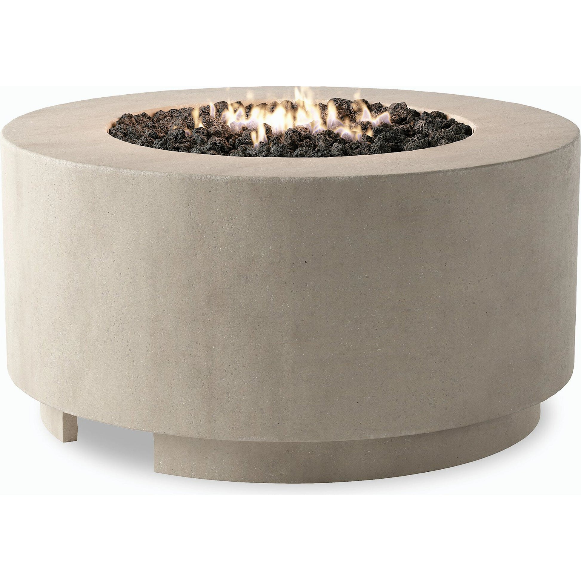 Damian Outdoor Fire Table by Four Hands. Made from concrete in a modern style.