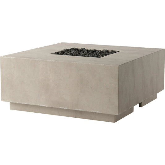 Donovan Outdoor Fire Table by Four Hands. Made from concrete in a modern style.