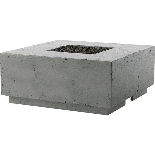 Donovan Outdoor Fire Table by Four Hands. Made from concrete in a modern style.
