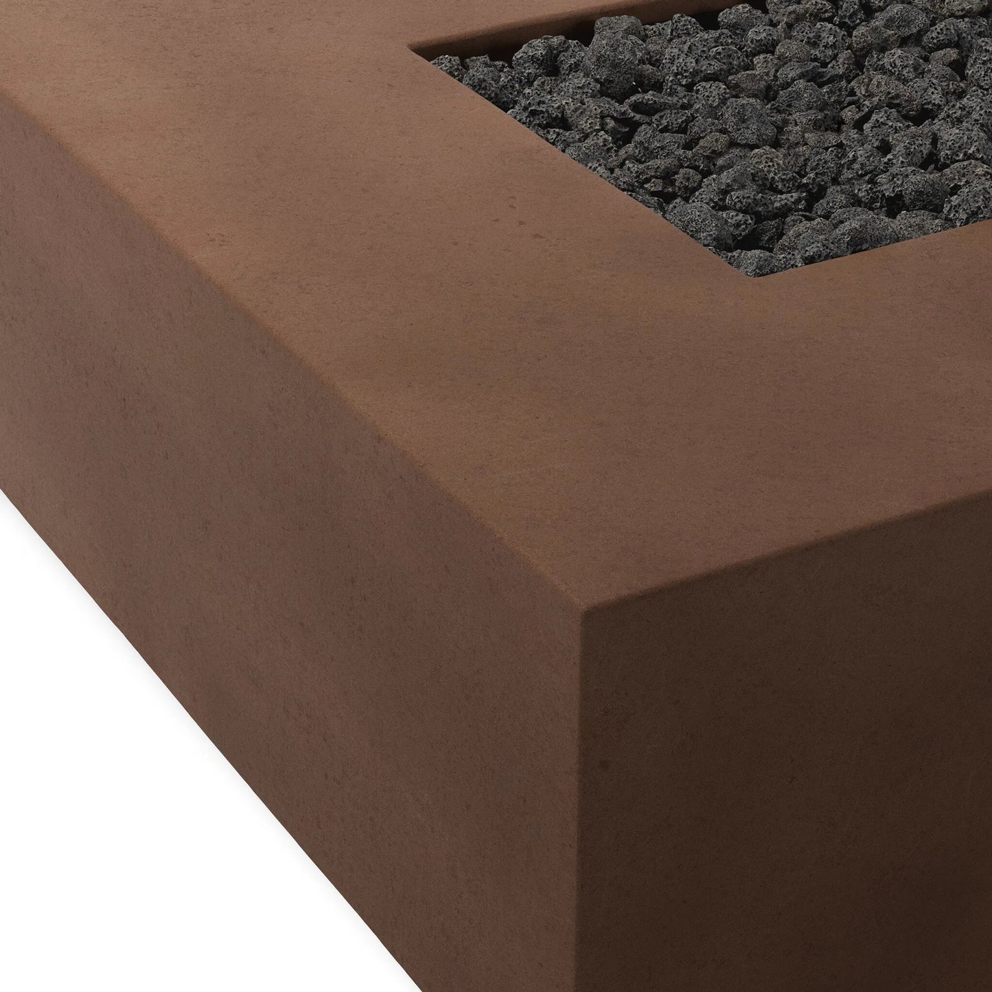 017 SI-2534935,SI-2534936 | Closeup | Donovan Outdoor Fire Table by Four Hands. Made from unique in a modern style.