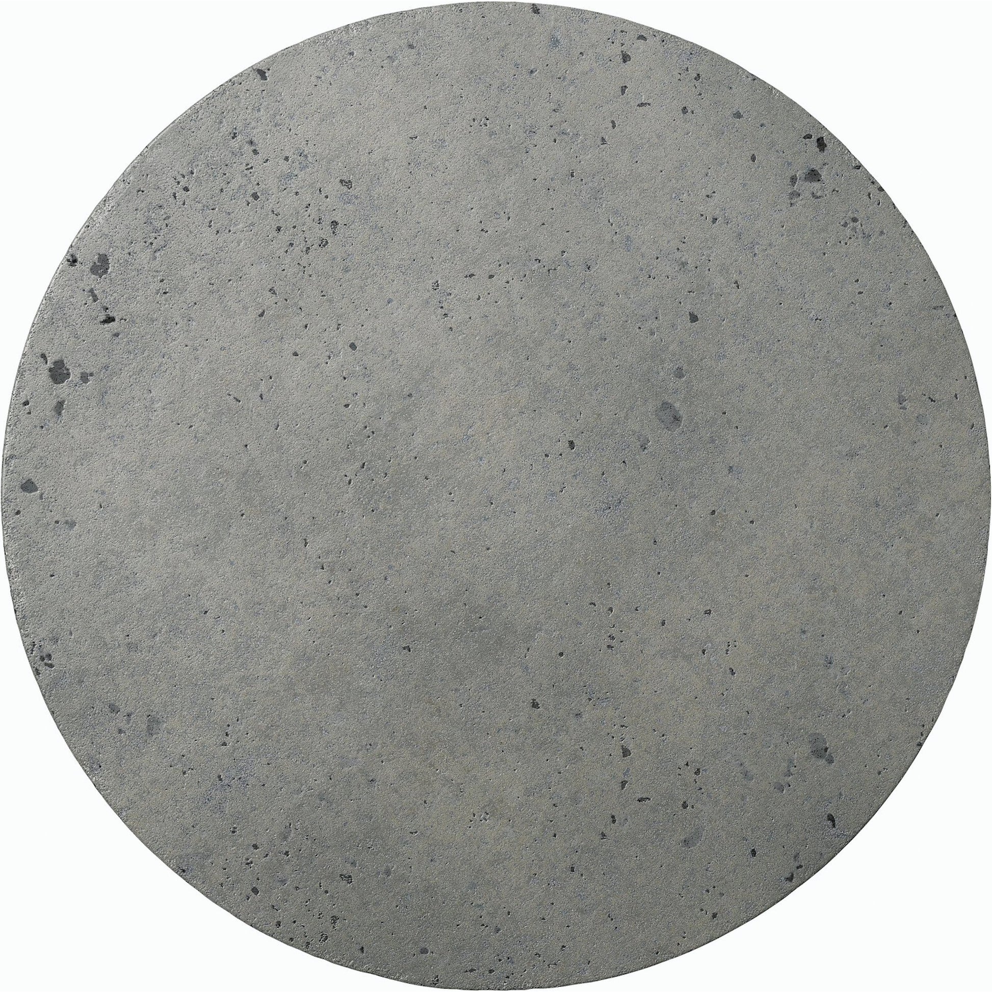 Higgins Outdoor Round Propane Enclosure by Four Hands. Made from concrete in a modern style.