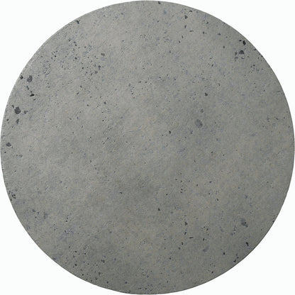 Higgins Outdoor Round Propane Enclosure by Four Hands. Made from concrete in a modern style.