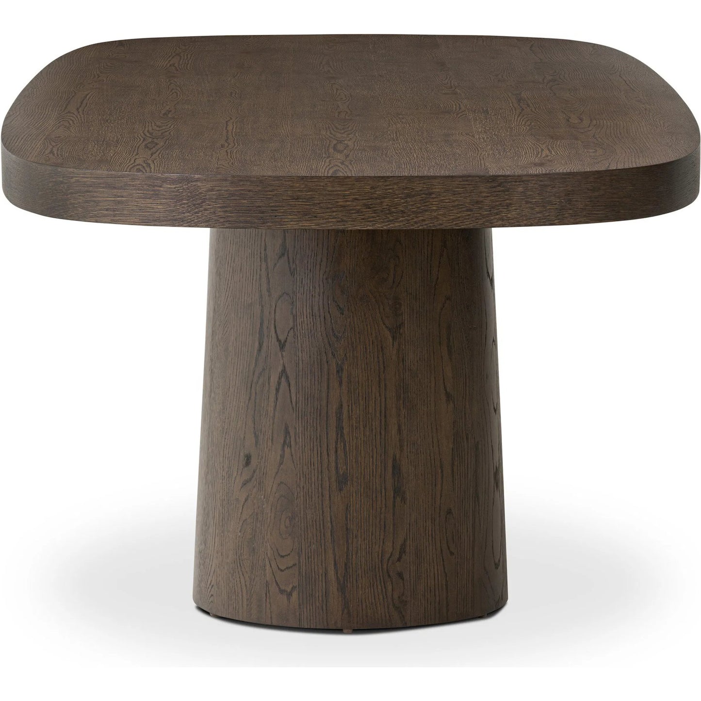003 SI-2519331 | Additional Silo | Valen Dining Table by Four Hands in rustic brown oak veneer. Made from oak veneer in a traditional style.