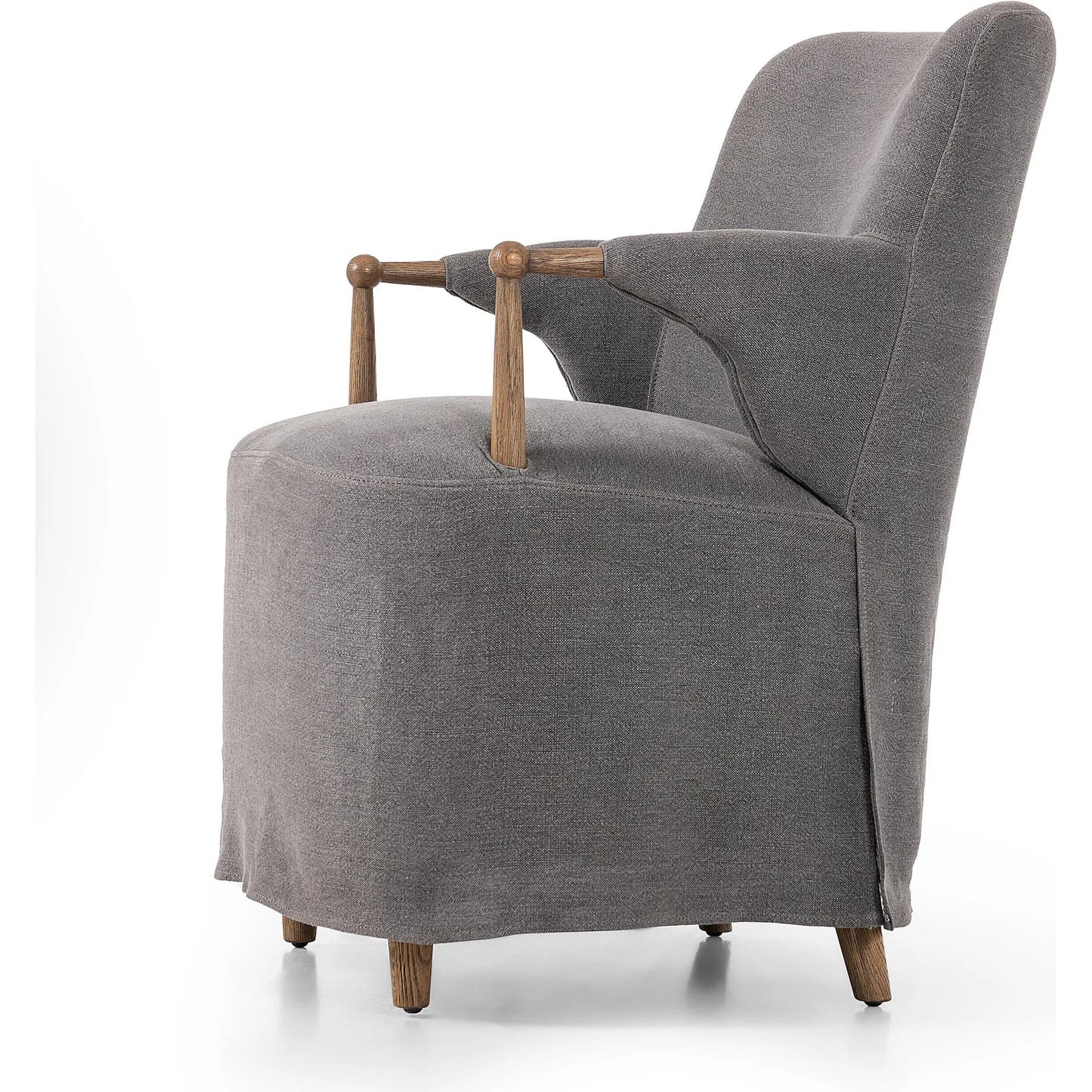 042 SI-2449373 | Closeup | Brently Dining Chair by Four Hands. Made from unique in a unique style.
