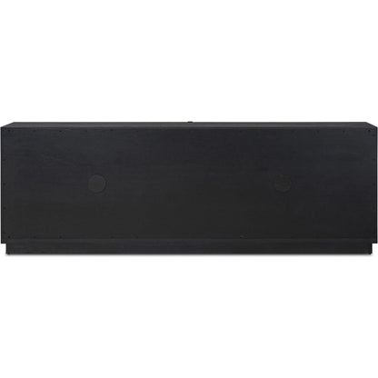 Adolfo Sideboard by Four Hands in modern black ash, modern black ash solid. Made from ash veneer, solid ash in a transitional style.