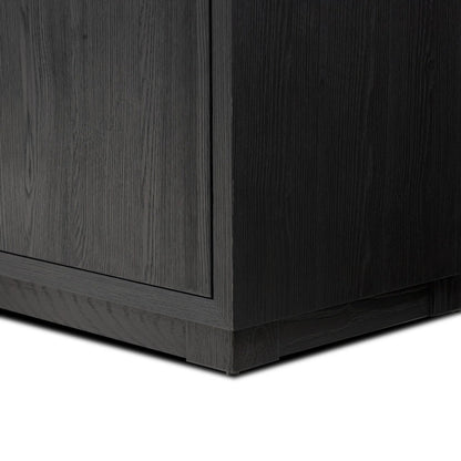 Adolfo Sideboard by Four Hands in modern black ash, modern black ash solid. Made from ash veneer, solid ash in a transitional style.