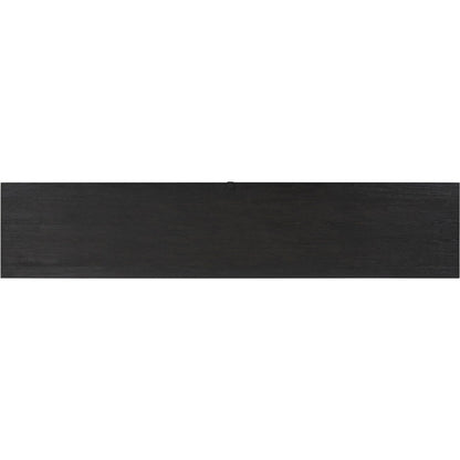 Adolfo Sideboard by Four Hands in modern black ash, modern black ash solid. Made from ash veneer, solid ash in a transitional style.