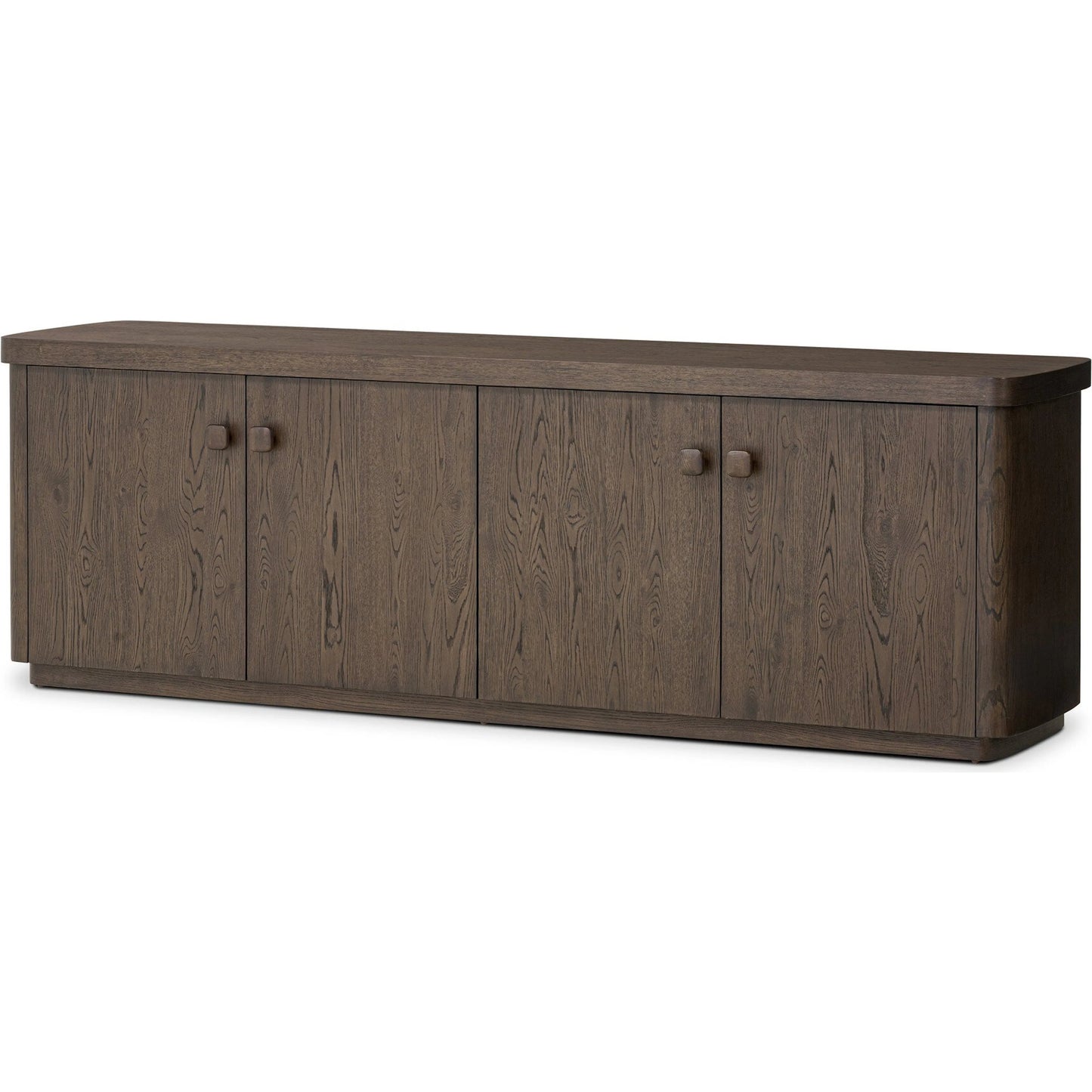 013 SI-2635366 | Primary Silo | Valen Sideboard by Four Hands in rustic brown oak veneer, rustic brown oak solid. Made from oak veneer, solid oak in a unique style.
