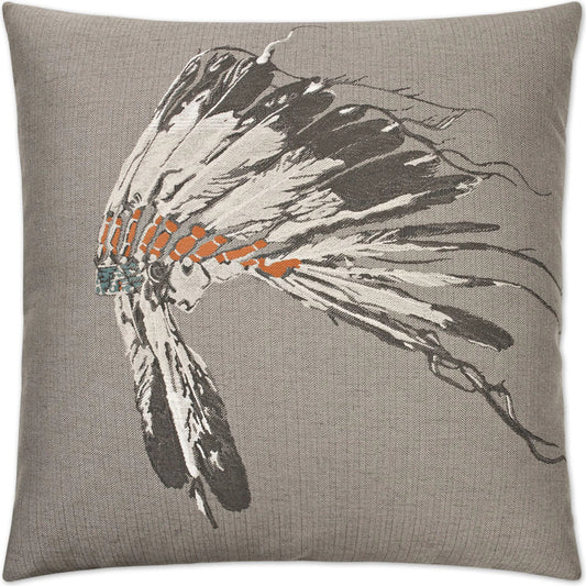 Chief Pillow by DV Kap Home. Made from 60.43% rayon, 32.67% cotton, 6.90% flax in a unique style.