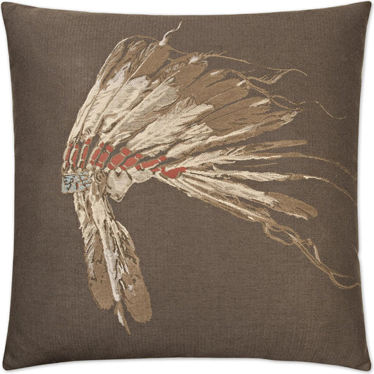 Chief Pillow by DV Kap Home. Made from 60.43% rayon, 32.67% cotton, 6.90% flax in a unique style.