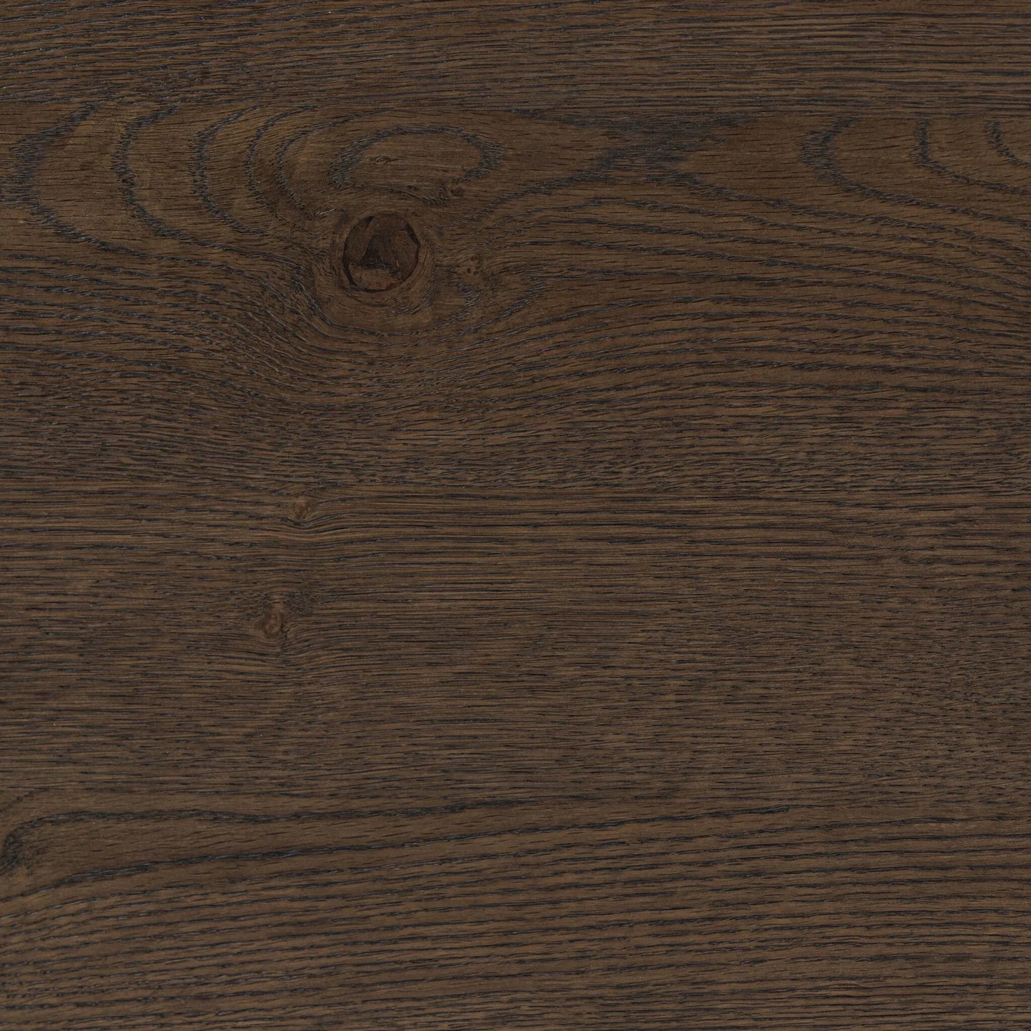 007 SI-2513337 | Closeup | Valen 6 Drawer Dresser by Four Hands in rustic brown oak veneer, rustic brown oak solid. Made from oak veneer, solid oak in a traditional style.