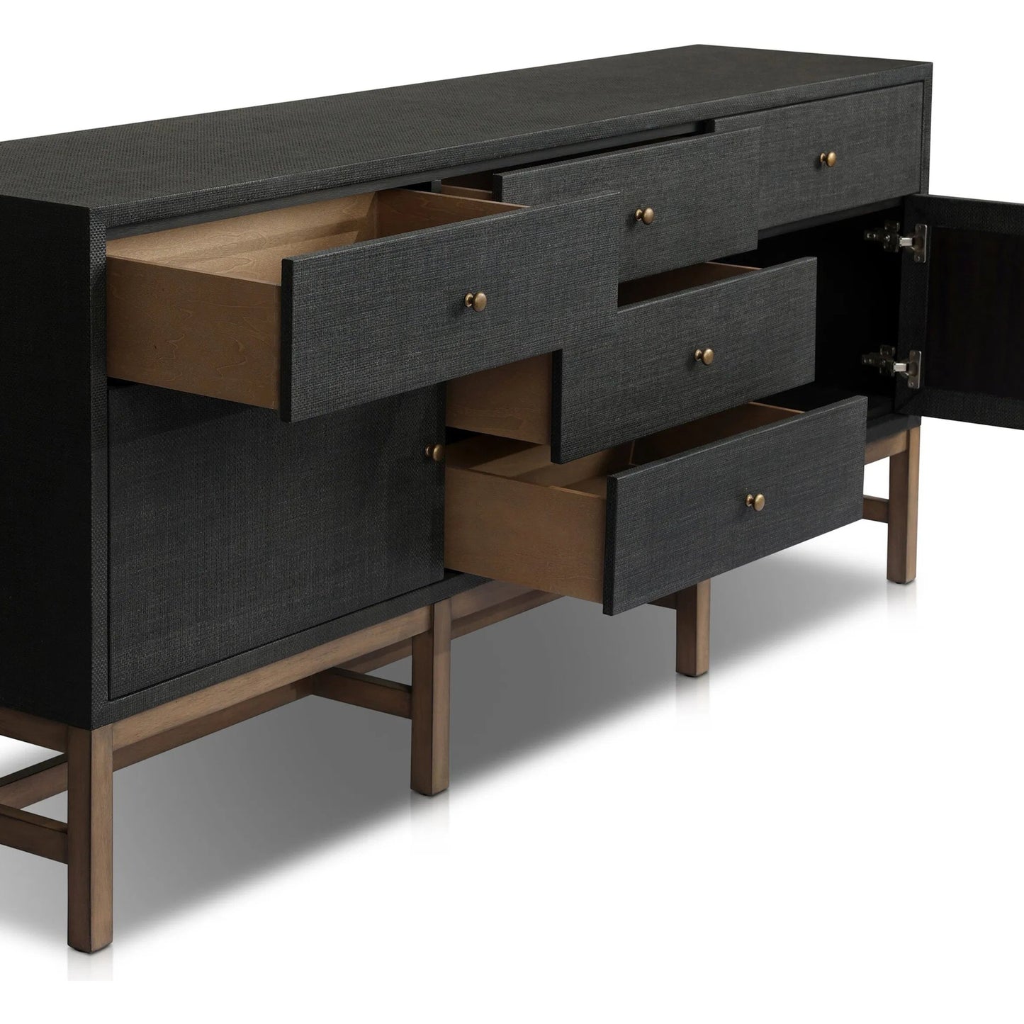 011 SI-2519174 | Closeup | Fiona Sideboard by Four Hands. Made from unique in a transitional style.