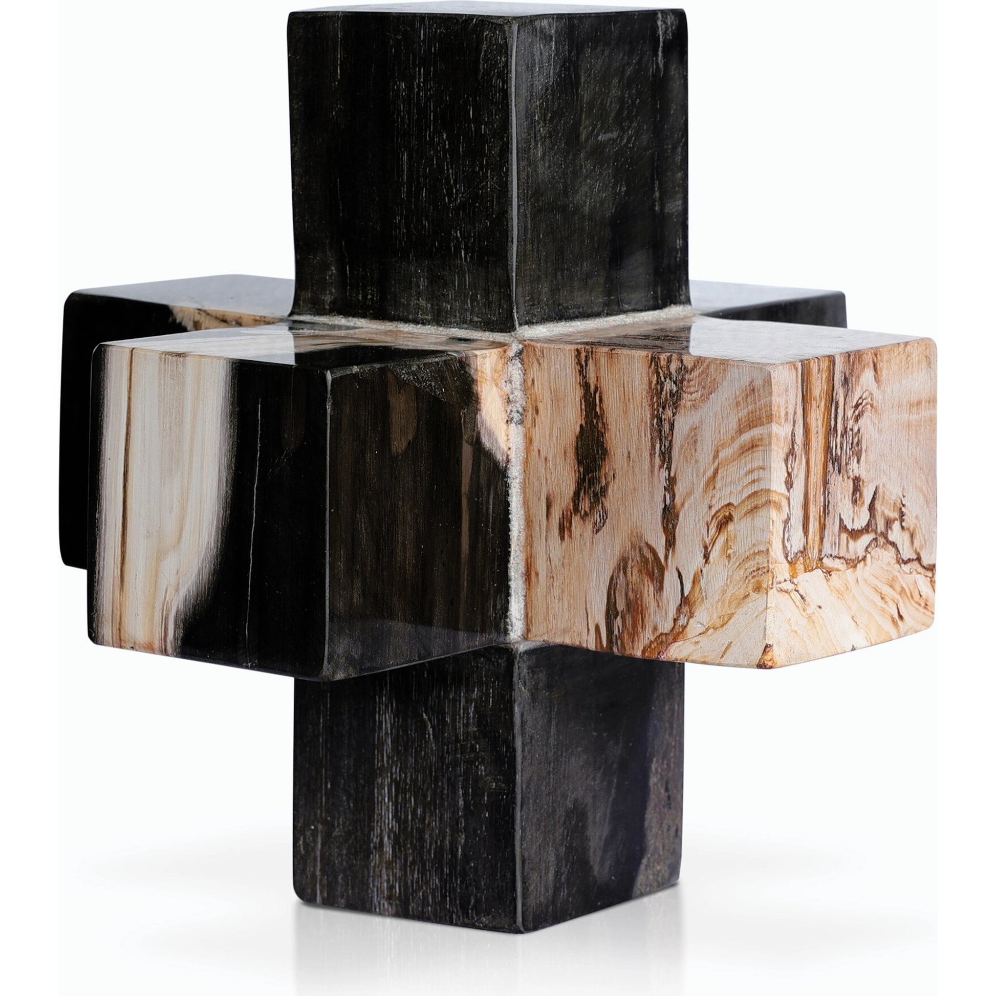 Petrified Wood Jack by Four Hands. Made from petrified wood in a modern style.