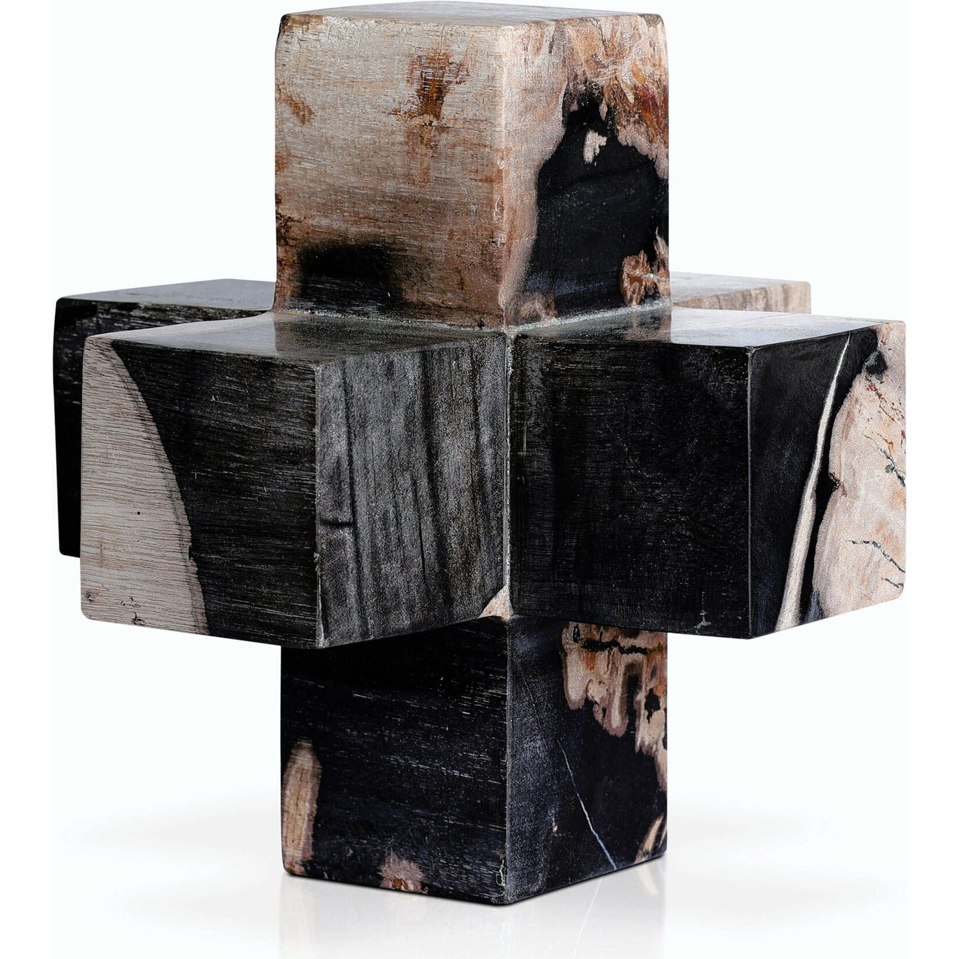 Petrified Wood Jack by Four Hands. Made from petrified wood in a modern style.