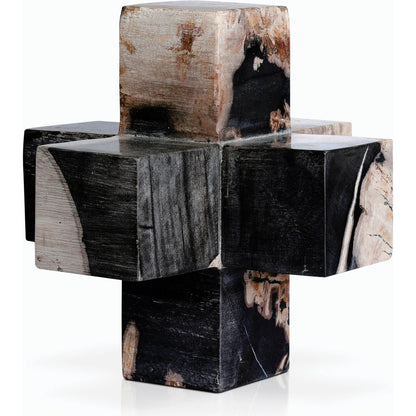 Petrified Wood Jack by Four Hands. Made from petrified wood in a modern style.