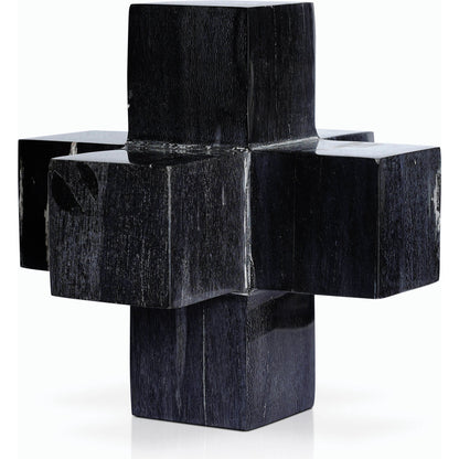 Petrified Wood Jack by Four Hands. Made from petrified wood in a modern style.
