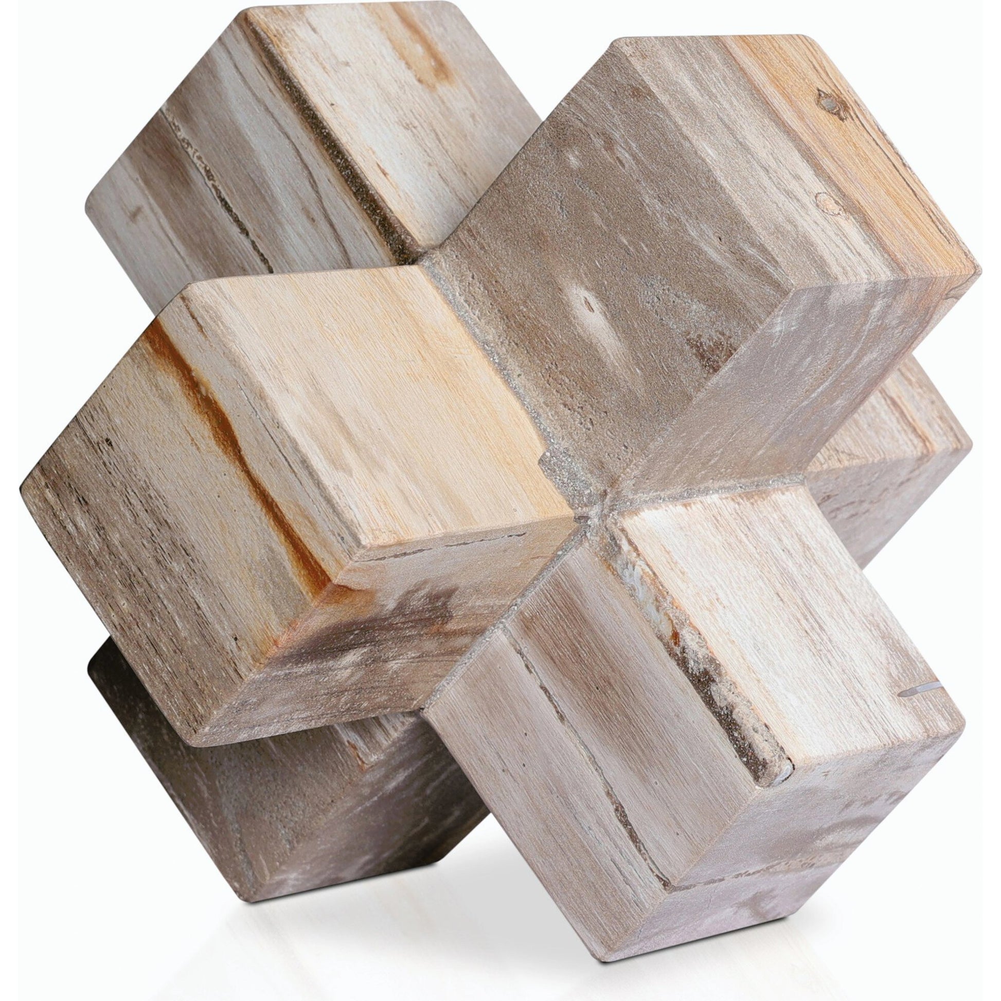 Petrified Wood Jack by Four Hands. Made from petrified wood in a modern style.
