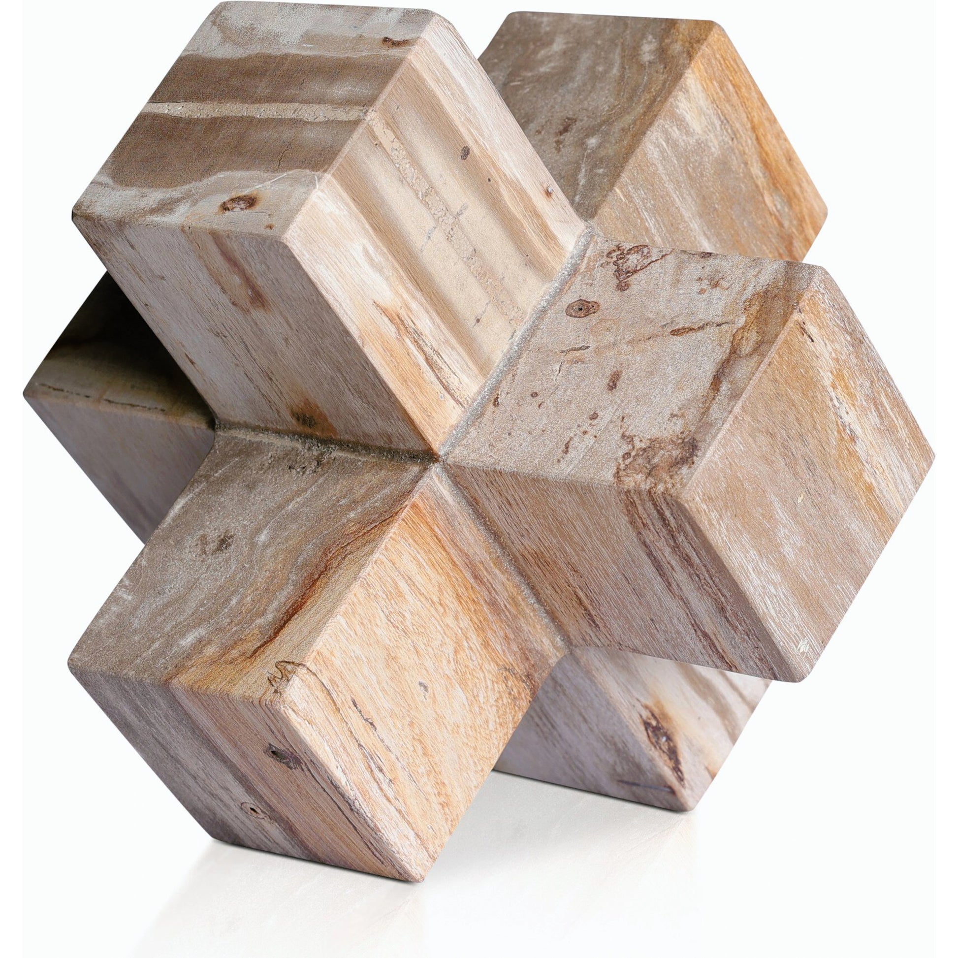 Petrified Wood Jack by Four Hands. Made from petrified wood in a modern style.