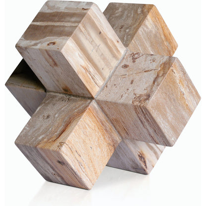 Petrified Wood Jack by Four Hands. Made from petrified wood in a modern style.
