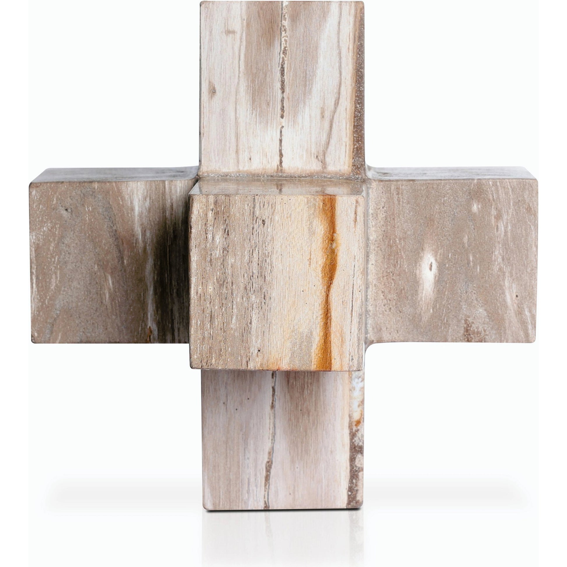 Petrified Wood Jack by Four Hands. Made from petrified wood in a modern style.