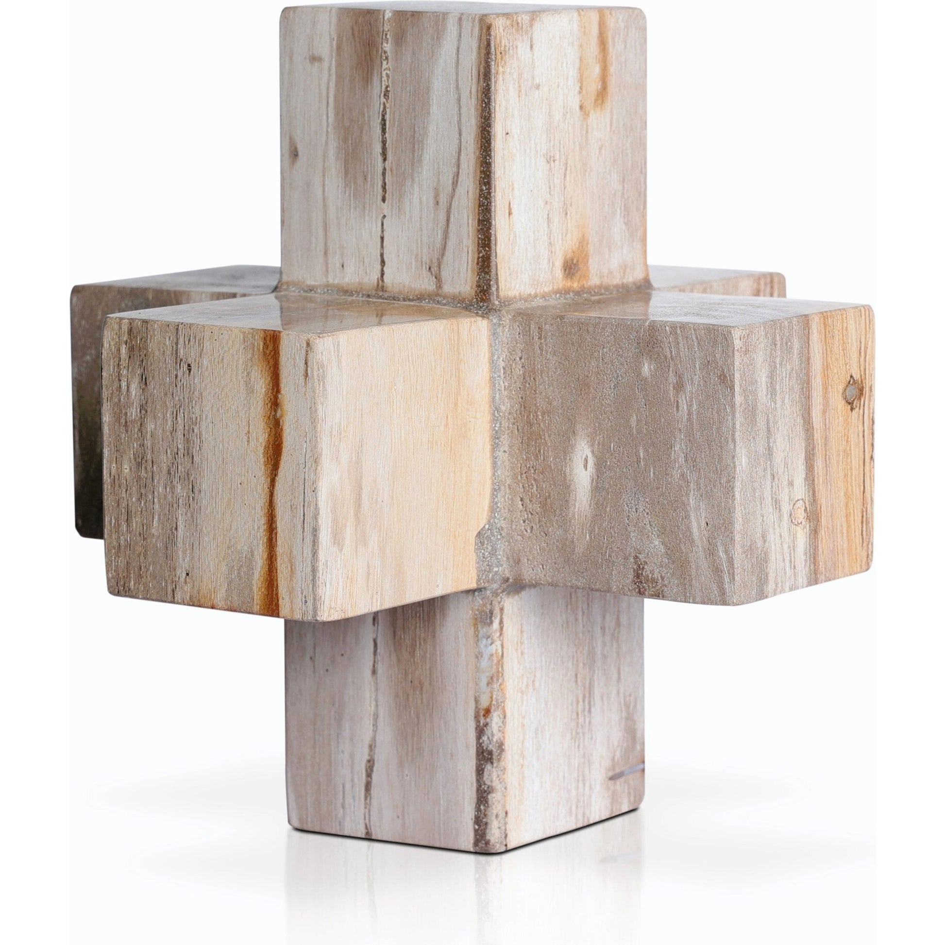 Petrified Wood Jack by Four Hands. Made from petrified wood in a modern style.