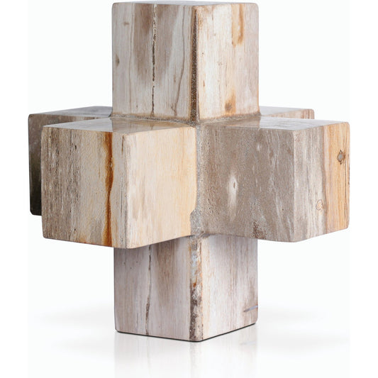 Petrified Wood Jack by Four Hands. Made from petrified wood in a modern style.
