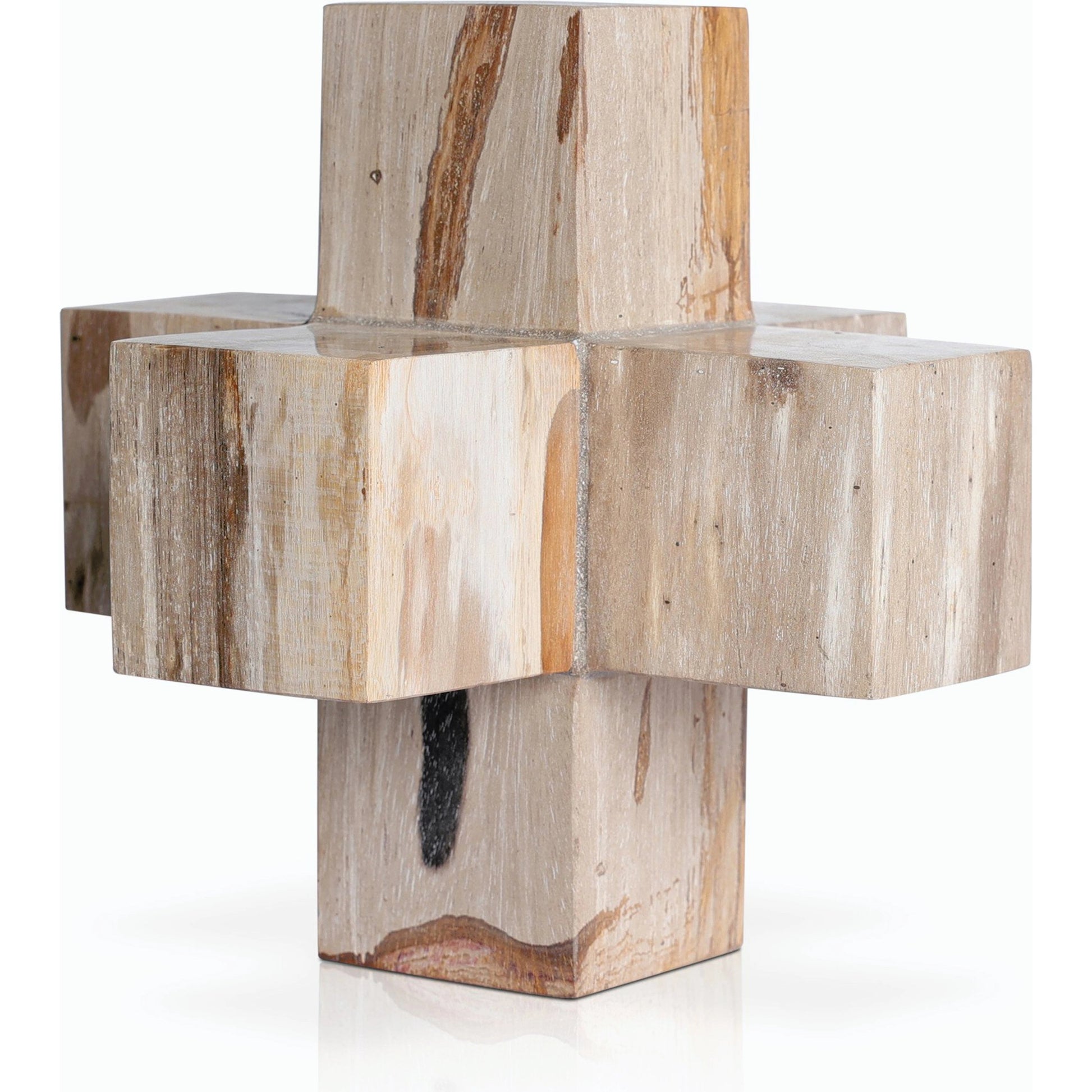 Petrified Wood Jack by Four Hands. Made from petrified wood in a modern style.