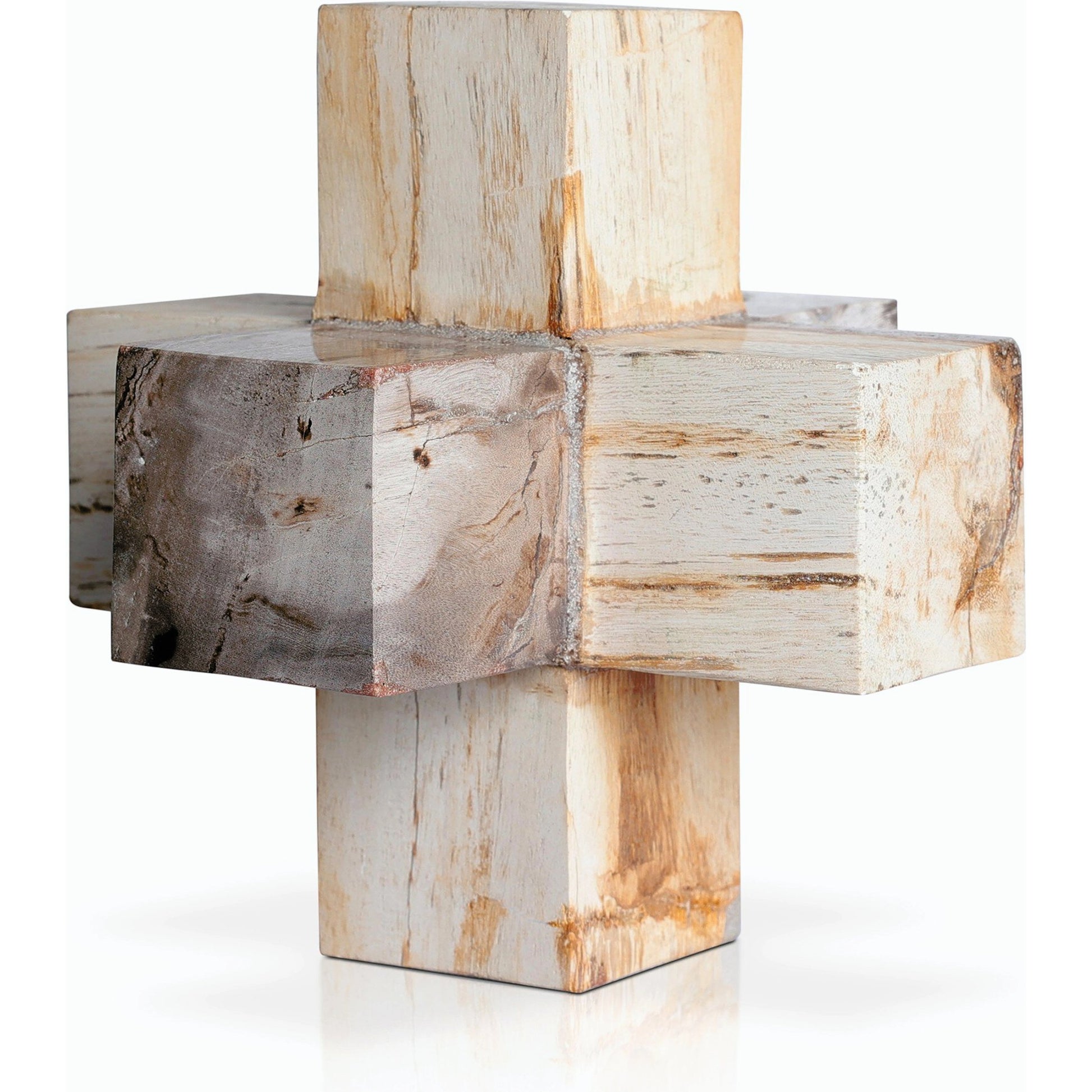 Petrified Wood Jack by Four Hands. Made from petrified wood in a modern style.
