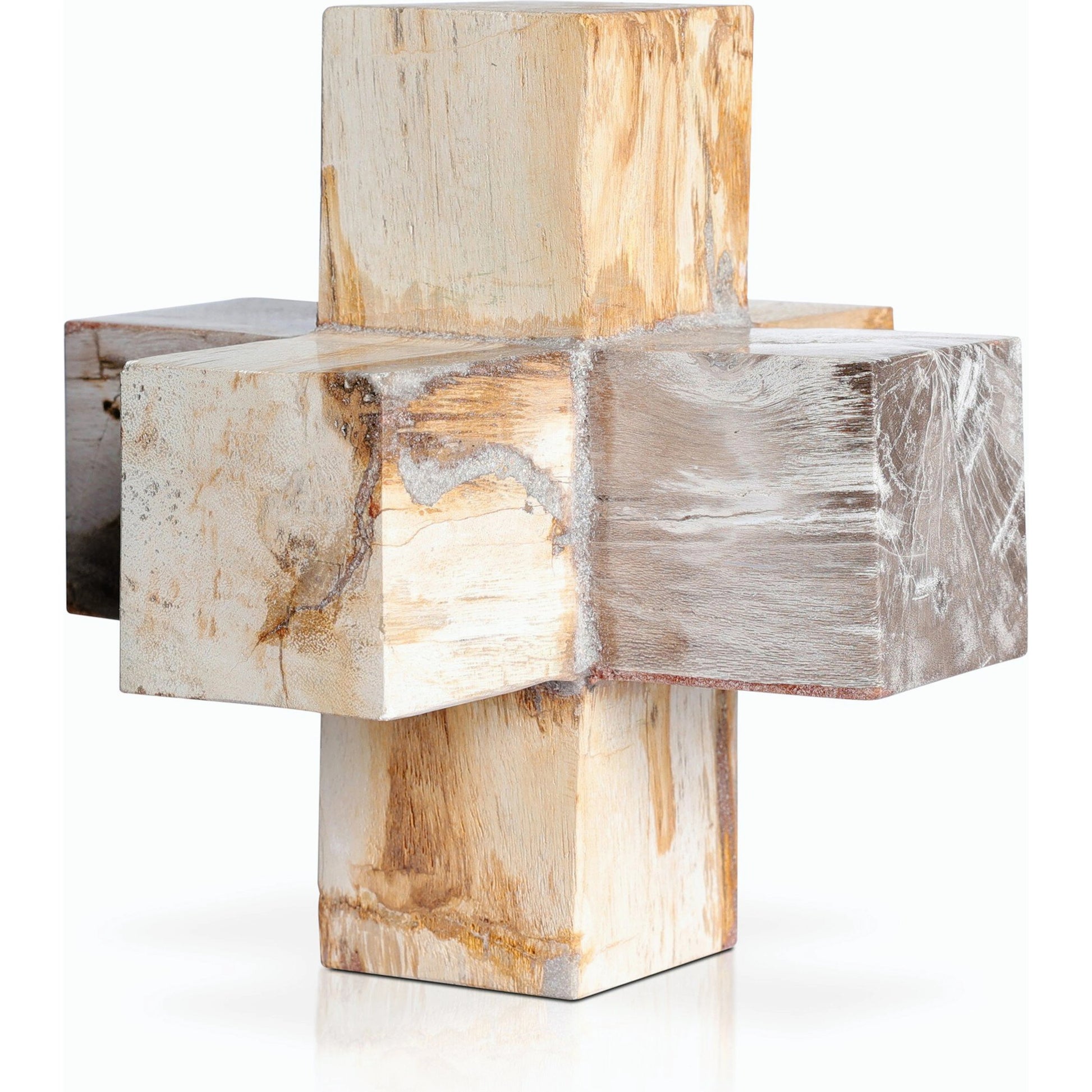 Petrified Wood Jack by Four Hands. Made from petrified wood in a modern style.