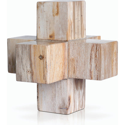 Petrified Wood Jack by Four Hands. Made from petrified wood in a modern style.
