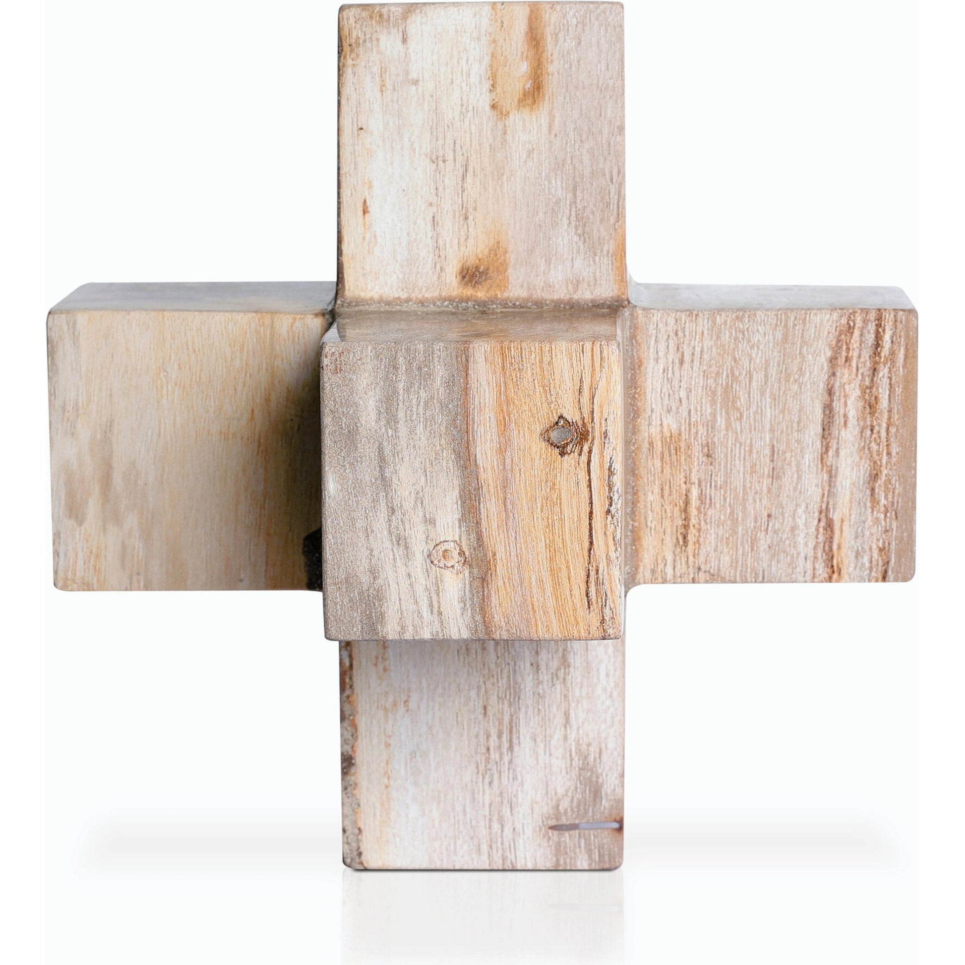 Petrified Wood Jack by Four Hands. Made from petrified wood in a modern style.
