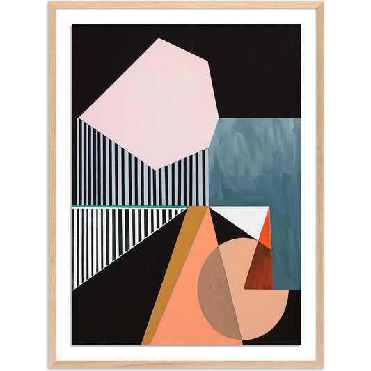 Meta Stable by Alyson Khan by Four Hands. Made from textured fine art paper in a modern style.