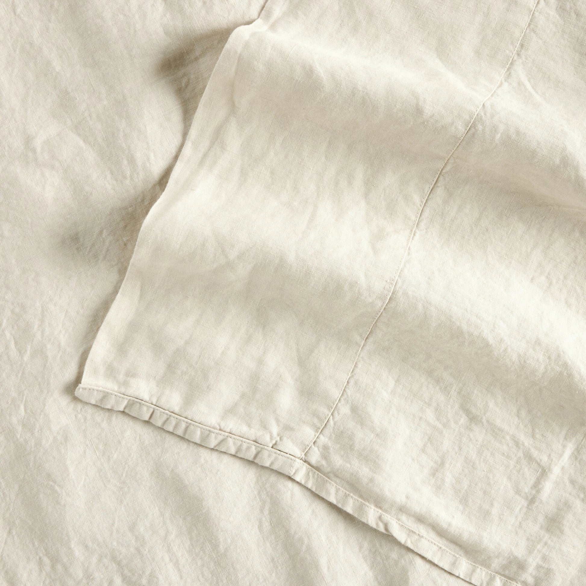 Sable Flat Sheet by Four Hands. Made from 100% flax/linen in a modern style.
