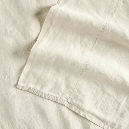 Sable Flat Sheet by Four Hands. Made from 100% flax/linen in a modern style.