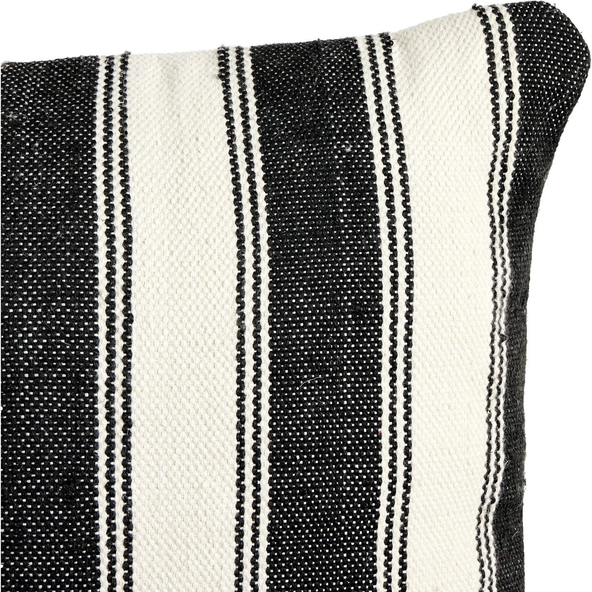 Ditmar Outdoor Pillow by Four Hands in ditmar black, cream outdoor backing. Made from 100% polyethylene terephthalate (pet) in a unique style.