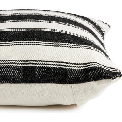 Ditmar Outdoor Pillow by Four Hands in ditmar black, cream outdoor backing. Made from 100% polyethylene terephthalate (pet) in a unique style.