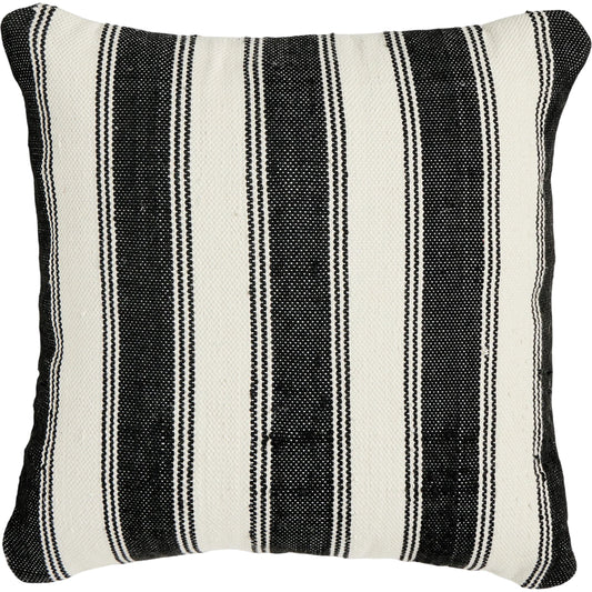 Ditmar Outdoor Pillow by Four Hands in ditmar black, cream outdoor backing. Made from 100% polyethylene terephthalate (pet) in a unique style.