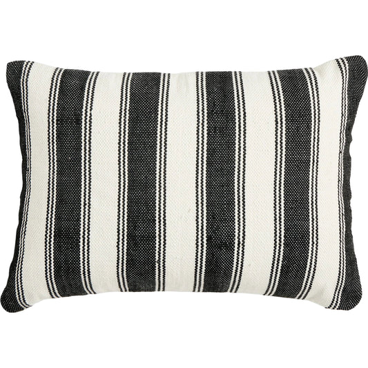 Ditmar Outdoor Pillow by Four Hands in ditmar black, cream outdoor backing. Made from 100% polyethylene terephthalate (pet), 100% polyester fiber in a unique style.