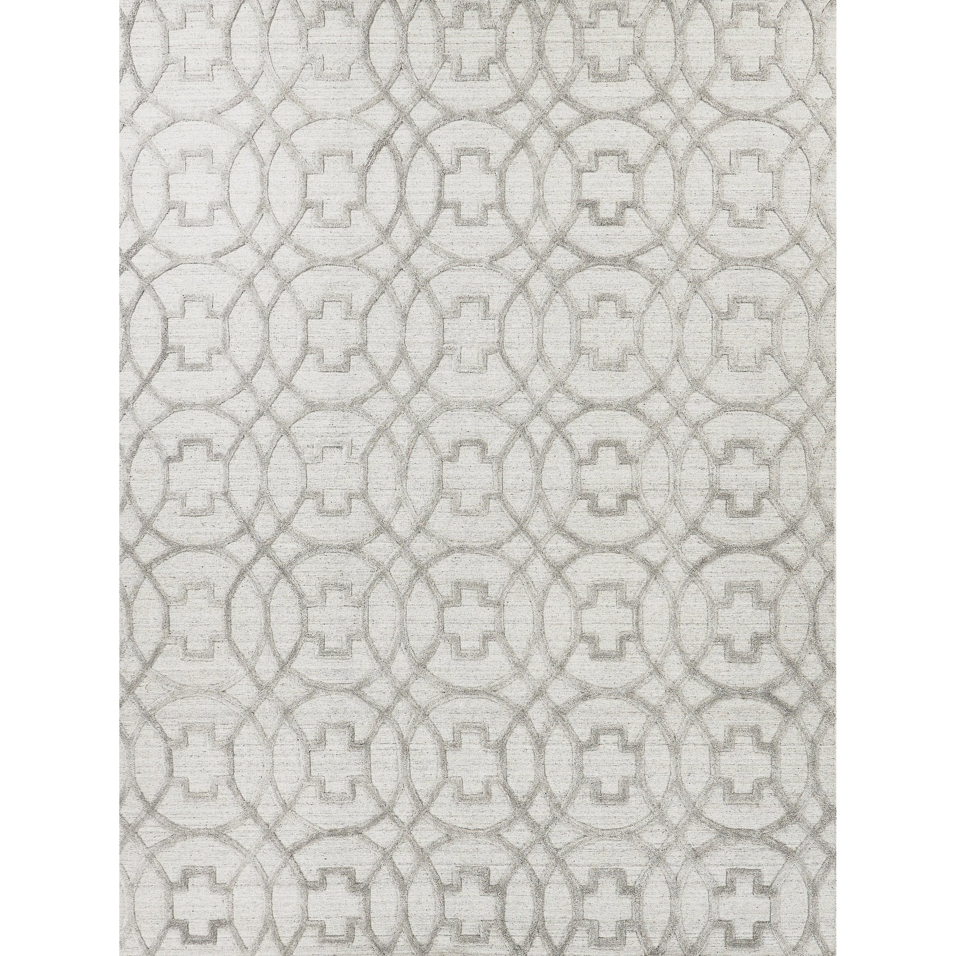 Windsor Rug - Light Silver by Exquisite Rugs in light silver. Made from wool, bamboo silk in a unique style.